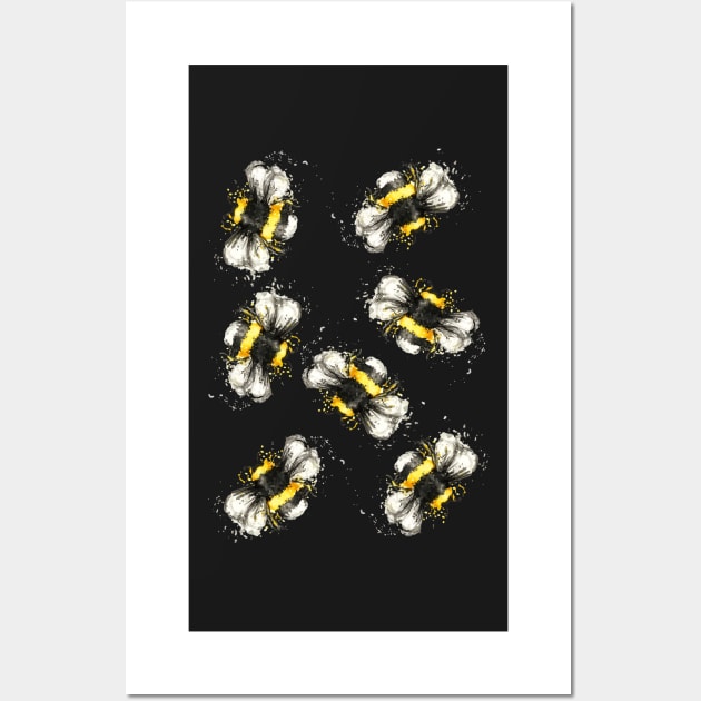 Bumble bees Wall Art by B-ARTIZAN